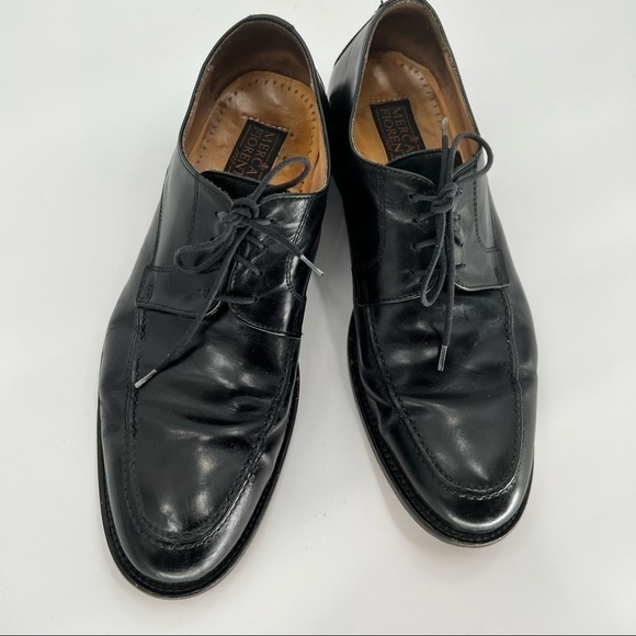 Mercanti Florentini black leather shoes size 9.5 - Picture 12 of 13